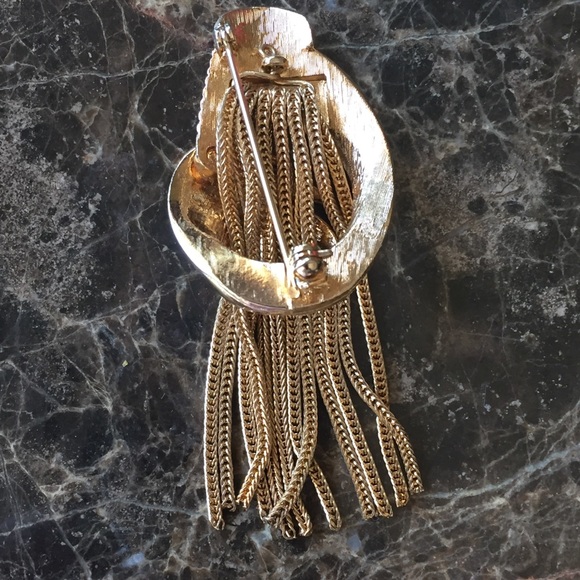 VTG Tassled Brooch/Pendant - Picture 2 of 5